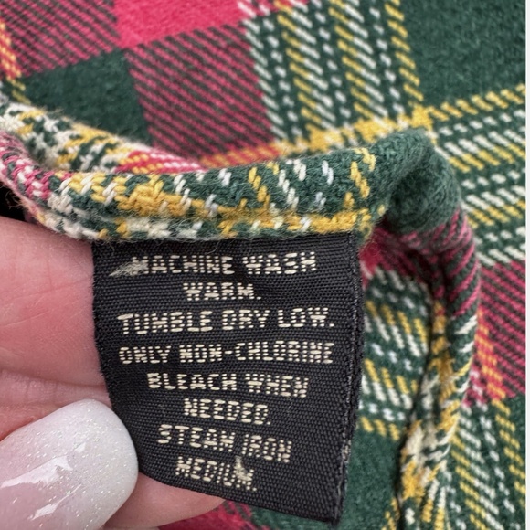 RRL Double RL Shirt Mens Medium Red Plaid Fannel Thick Workshirt Ralph Lauren - Picture 6 of 13